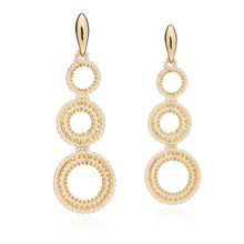 ‘Magna’ Hoop Earrings (Cream, Black, Red, or Turquoise)