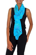 Versatile Turquoise Blue Batik Jacket/Shawl Handmade Accessory