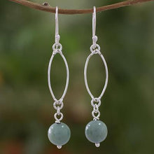 Jade earrings