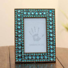 Bejeweled Frame ‘Aqua Glitz’