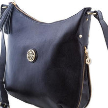 Chic Black Leather Shoulder Bag