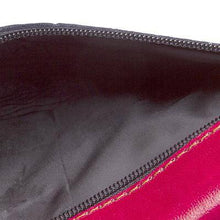 'Fiery Bloom' Red Leather Trifold Wallet