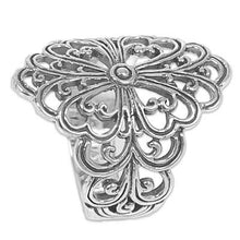 Handcrafted Sterling Silver Flower Crown Ring
