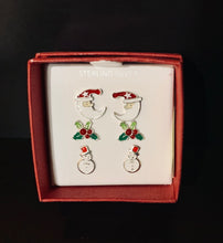 Santa/Holly/Snowman Earring Set