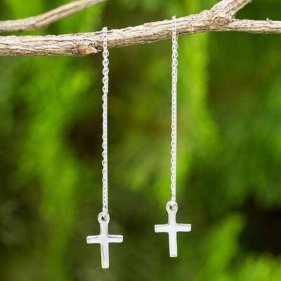 Cross Threader Earrings