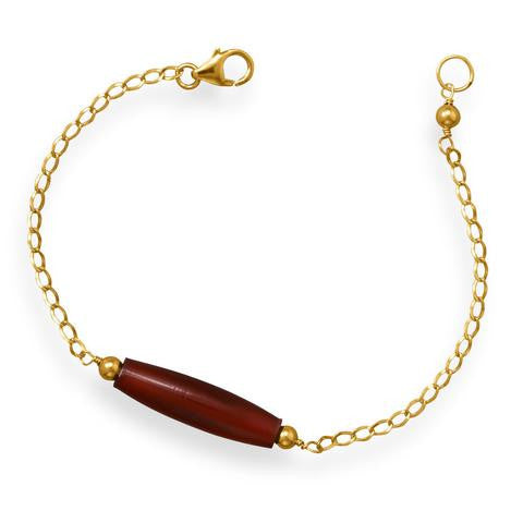 Red Horn Bracelet, 7.5