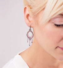 'Bonita' Crystal Chandelier Earrings: Sacred