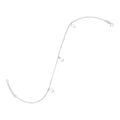 Peace Sign Charms Anklet, 9