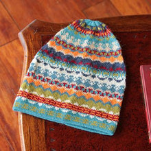 'Fantasy' Alpaca Wool Multicolor Knit Hat