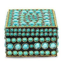 'Aqua Glitz' Bejeweled Box