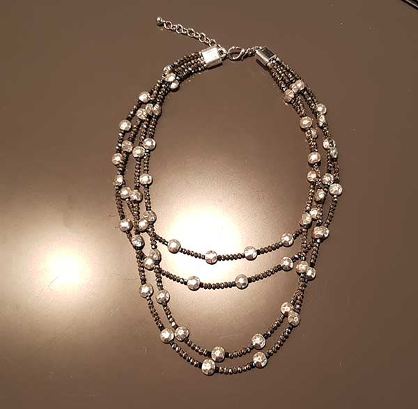 Magnetic Hematite Color Plating Necklace