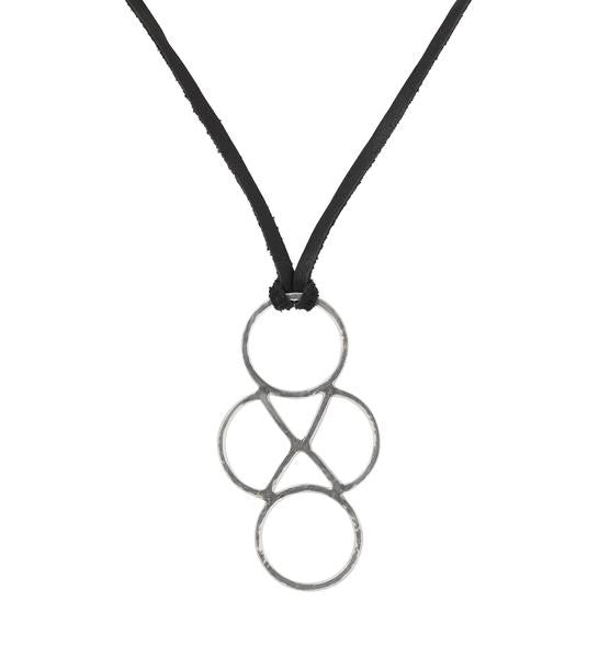 Geo Sterling Silver Necklace