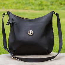 Chic Black Leather Shoulder Bag
