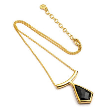 'Livia' Kite Necklace in Red Chalcedony or Black Onyx (see drop down)