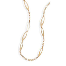 Gold Plated Link Fashion Necklace