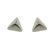 Sterling Silver Studs (square, round, or triangle)