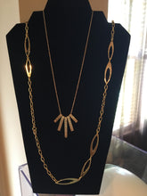 Gold Plated Link Fashion Necklace