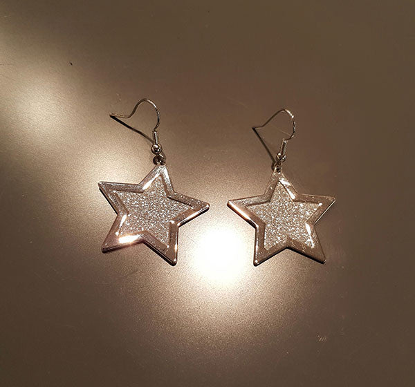 Glitter Stars Earrings