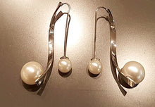 Double Pearl Fashion Earrings in Gold or Silver (see drop-down menu)