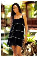 Black Indonesia Beaded Short Dress (Medium available)