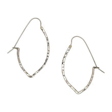 Small Arrow Hoop Sterling Silver Earrings