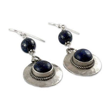 'Royal Moonlight' Lapis Lazuli Dangle Earrings