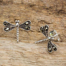 'Petite Dragonflies' Sterling Silver Stud Earrings