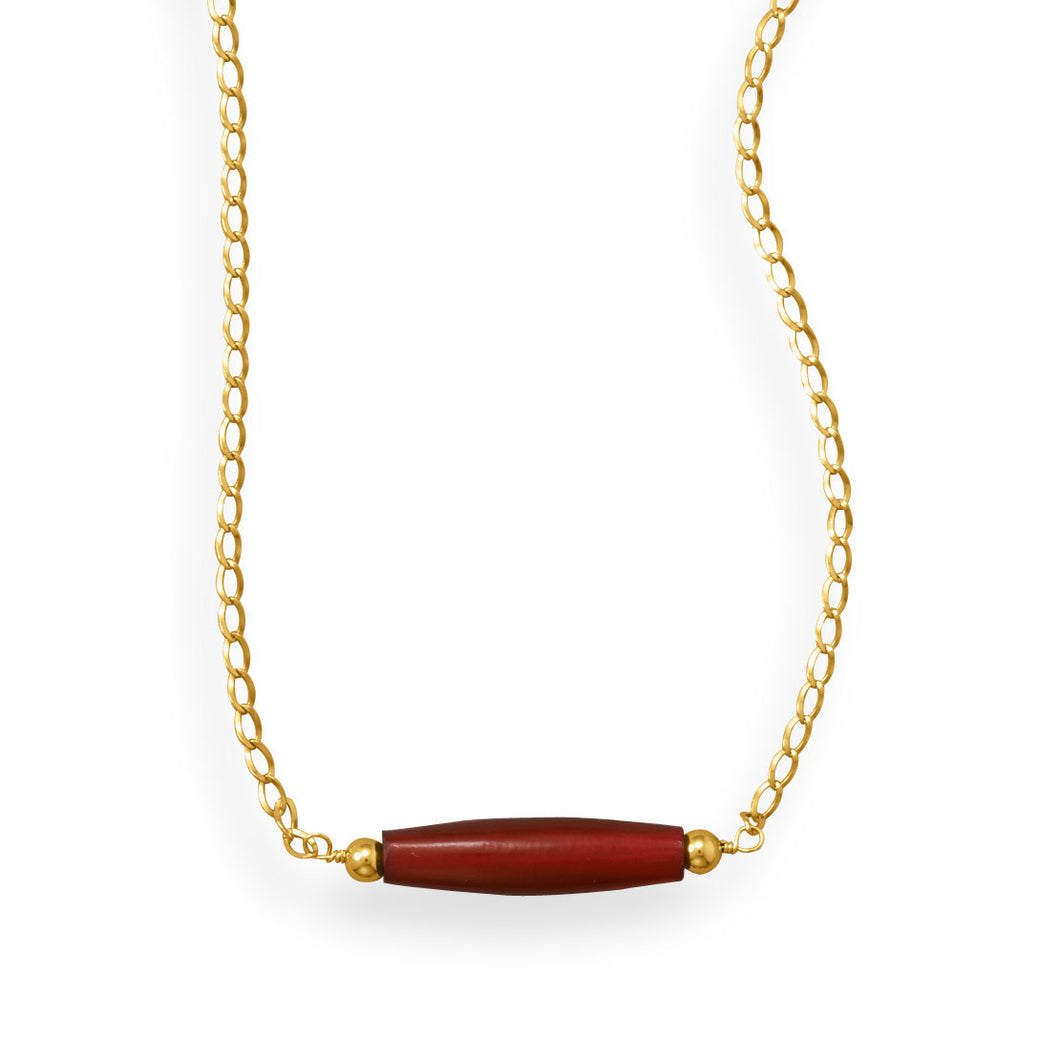 Red Horn Necklace, 16
