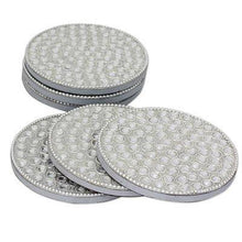 Bejeweled Coasters ‘Ivory Glitz’ (set of 6)