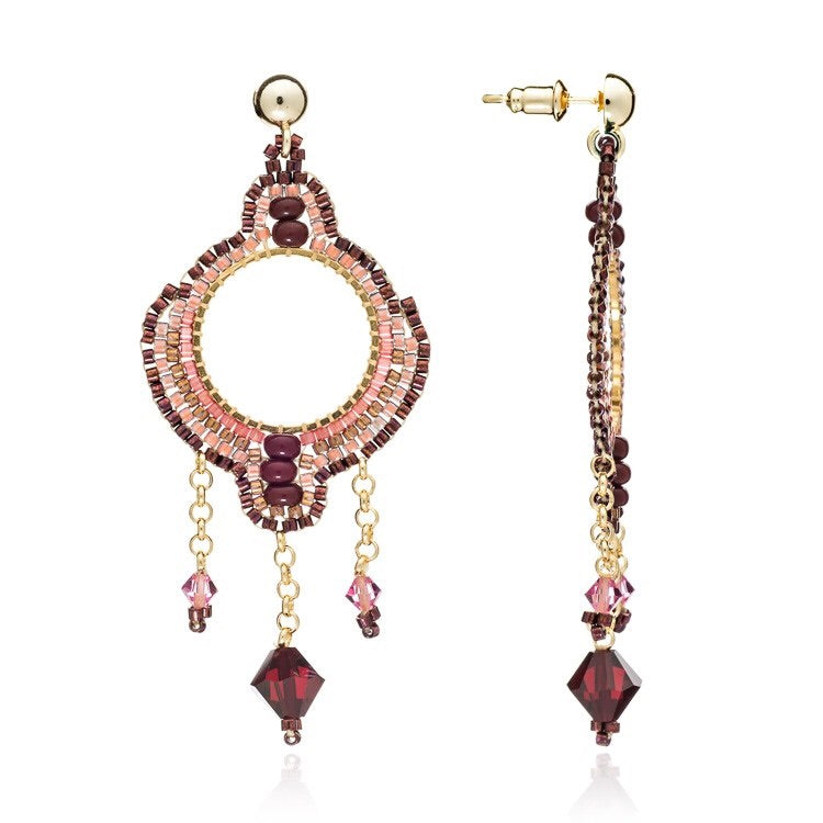 ‘Bonita' Chandelier Earrings: Dusk